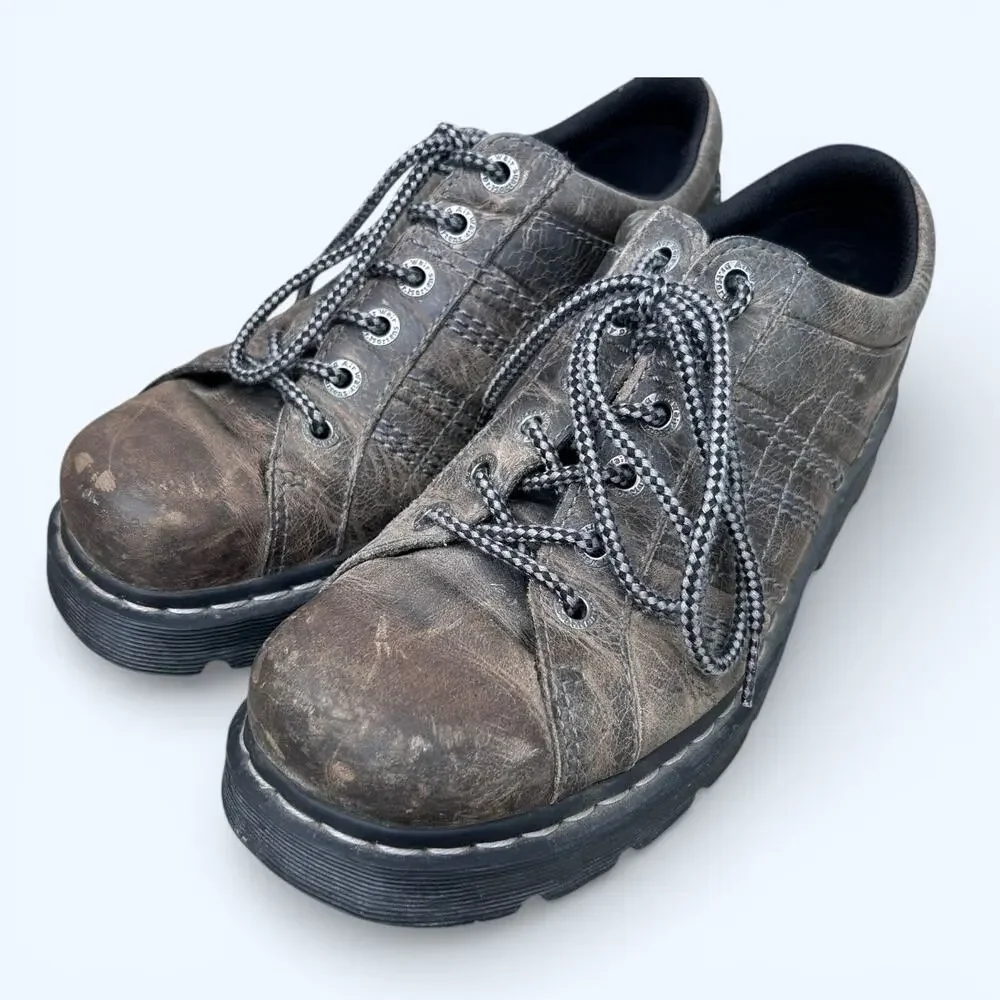 Vintage Y2K Dr. Martens Chunky Broden Leather Oxford Shoes Men’s 10 / Women’s 11